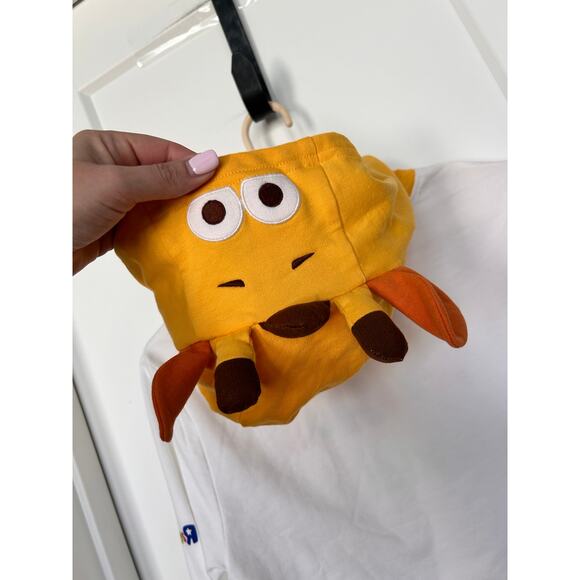 NWT vtg Toys R Us I'm a Toys R Us Kid Pullover Hooded 90s White Yellow Size 16 - Picture 7 of 11